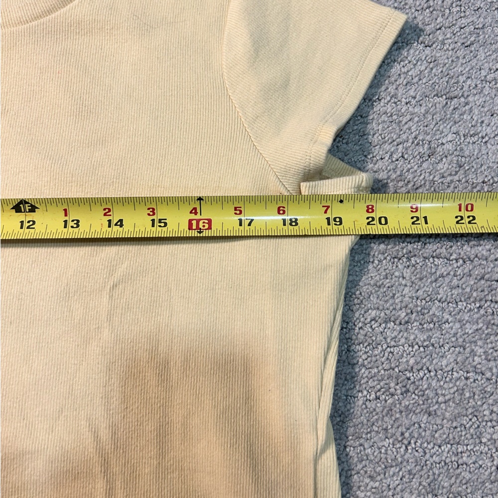 Express Baby Yellow Ribbed Top - Picture 4 of 6